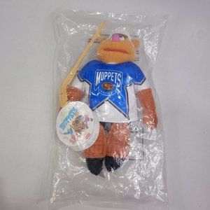 Jim Henson Muppets Mcdonalds NHL Hockey Fozzie Bear Vintage 1995 Plush Toy